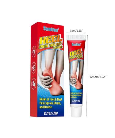 Romoty Heel Pain Relief Cream - 0.7 Fl oz/20g | Joint Toe Heel Spur & Arch Pain Relief - Buy Online on GoSupps.com