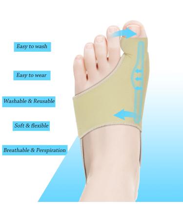 AOOTUERL Toe Separators for Valgus Correction | Pain Relief Big Toe Straightener for Men & Women - Shop Now! - Buy Online on GoSupps.com