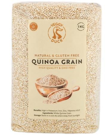 Veggy Duck - White Quinoa Grain (1Kg) - Gluten Free | GMO Free
