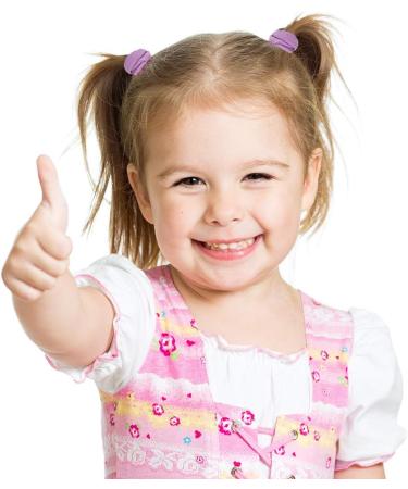 zhoushengmeizhuang 100 Pieces Hair Ties for Baby Girls Toddler Kids Hair Ties Soft Elastic Hair Bands Mini Ponytail Holders Baby Seamless Hair Bands for Kids - Buy Online on GoSupps.com