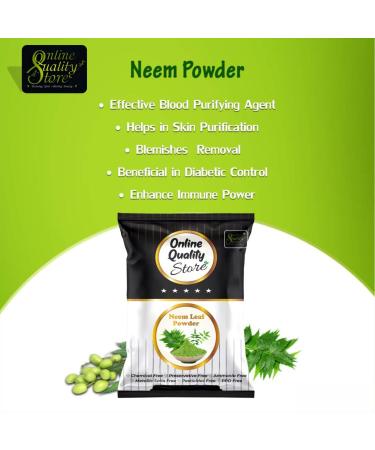 Online Quality Store herbal powder combo for hair and face (Neem powder) - Buy Online on GoSupps.com
