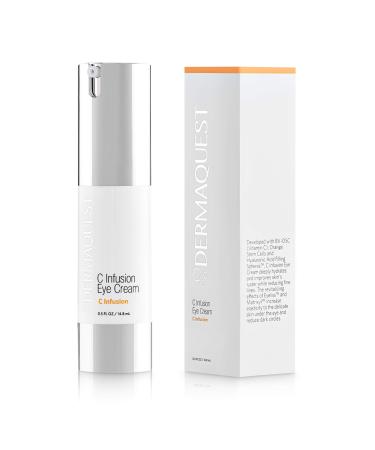 DermaQuest C Infusion Hydrating Revitalizing Eye Cream - Eye Bags Reducer  Eye Puffiness Treatment & Under Eye Cream For Dark Circles (0.5 oz)