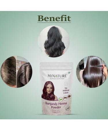 Miniature Burgundy Henna Powder - Natural Hair Color 227g (8oz) Preservative-Free International Shipping - Buy Online on GoSupps.com