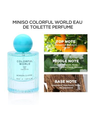MINISOO Perfume for Women EDT Luxury Perfume with Long Lasting Fragrance for Everyday Wear Floral and Fruity Fresh Scent Colorful World Serie (Morden Chypre) 50ML - Buy Online on GoSupps.com