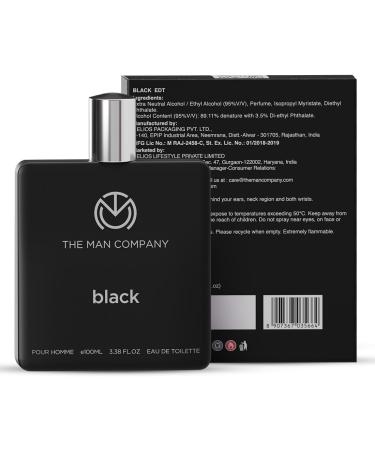 Bloom Beauty The Man Company Fresh Black EDT Perfume for Men - 100Ml | Premium Long-Lasting Fragrance | Gift for Him - Buy Online on GoSupps.com