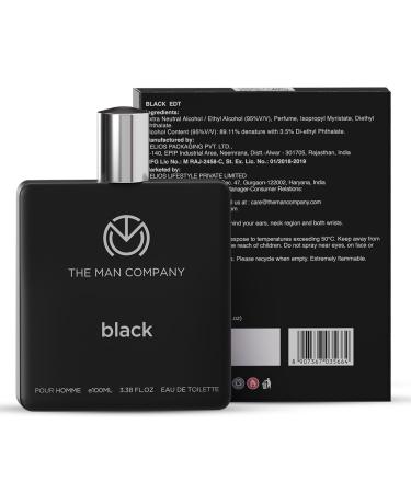 The-Man-Company Fresh Black Edt Perfume For Men - 100Ml | Premium Long-Lasting Fragrance Body Spray | Gift For Him - Buy Online on GoSupps.com
