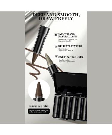  Generisch Eyeliner pencil - Smudge-proof - 6 colors - Shimmering cream - Waterproof and smudge-proof eye makeup - For women dates parties events - Buy Online on GoSupps.com