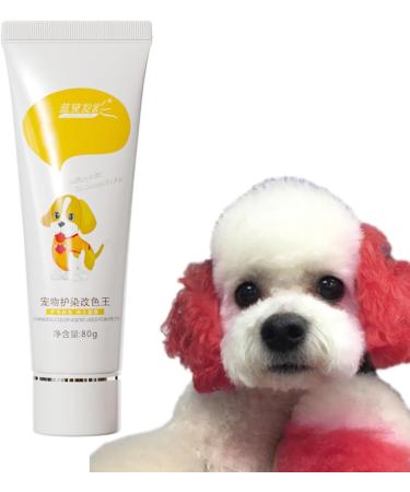 PW Tools Animal Hair Color - Fruchtaroma 80g Non-Toxic Pet Dye Cream | Fireworks Red for All Pets & Puppies - Buy Online on GoSupps.com