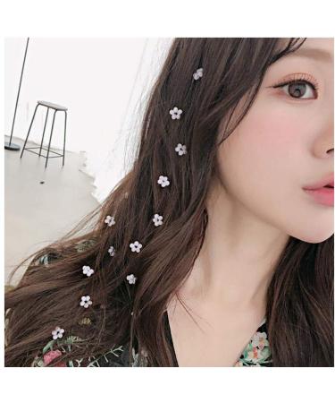 3 PCS Crystal Flower Long Hair Decorative Headdress Hair Extensions - White | Women's Streamline Hairpin Accessories - Buy Online on GoSupps.com