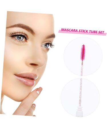 FOMIYES 30 Pcs Mascara Wand Tube Lipgloss Makeup Mascara Eyelash Brush Diamond Plastic Makeup Tools - Buy Online on GoSupps.com