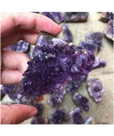 for 200-500gNatural Amethyst Crystal Cluster Quartz Raw Crystals Decoration Ornament Purple Feng Shui Ore Minera - Buy Online on GoSupps.com