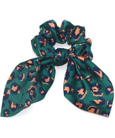 Fodattm Set of 4 Leopard Elastic Rabbit Ear Hair Scrunchies Hair Band Bowknot Hair Rope Ponytail Holder Hair Ties - Buy Online on GoSupps.com