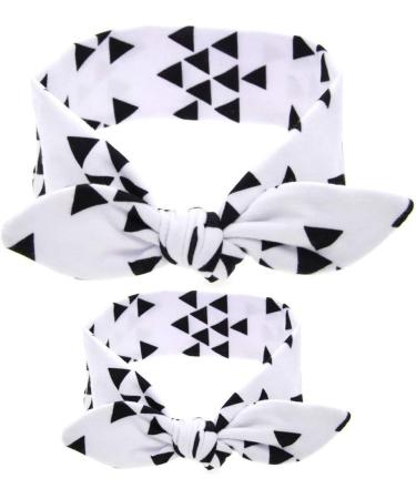 SoulQ 6 Sets Mommy and Me Matching Headbands Hair Accessories - Bow Knot Turban Style Head wrap Set for Baby and Mom - Buy Online on GoSupps.com