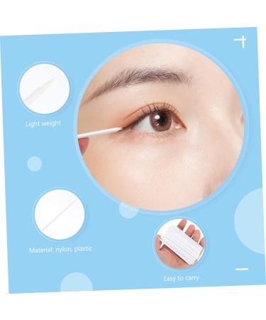 FOYTOKI 200 Pcs Disposable Eyeliner Brush Gel Eyeliner Brush Makeup Eye Liner Tools Lip Liner Brushs White - Buy Online on GoSupps.com