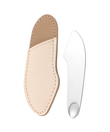 Beatifufu Cosmetic Plate Mixer Cosmetic Mixing Spatula Foundation Spatula Applicator Palette Stainless Steel