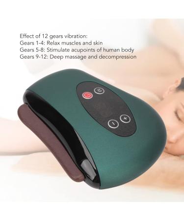 12-Speed Heated Gua Sha Massager - Red Bian Stone for Anti-Aging & Muscle Relaxation | International Shipping - Buy Online on GoSupps.com