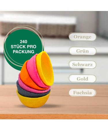 Croc'in Dough Bowl for Stocking Orange - 240 Vegan Durable Bowls for Snacks & Catering - Perfect for Restaurants & Parties - Buy Online on GoSupps.com