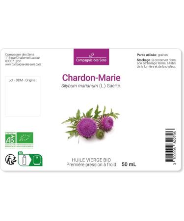 Chardon-Marie - Huile V g tale Vierge BIO - Flacon en verre - Premi re pression froid - 200mL - Buy Online on GoSupps.com