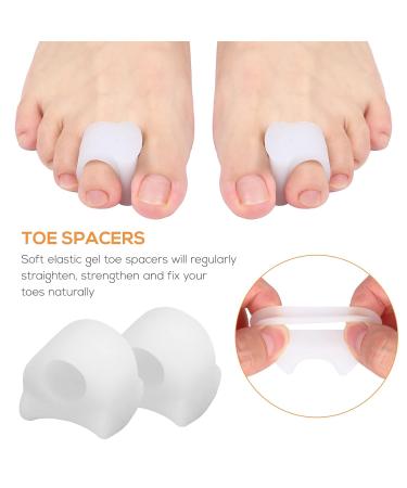 Bunion Corrector Hallux Valgus Pain Relief Kit | Orthopedic Big Toe Straightener & Separator - Protective Covers for Correction Aid - Buy Online on GoSupps.com