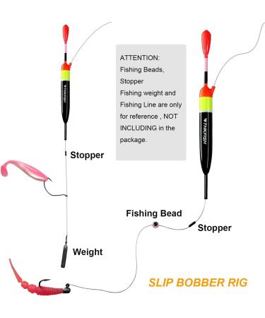 Thkfish Slip Pose Swimmer Fishing Bobbers - 4 Pack Float Corks for Sea & Freshwater Fishing Accessories - Buy Online on GoSupps.com