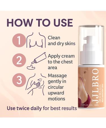 JJLBRO Natural Breast Enhancement Cream Lifting Gel Firming & Fullness Support for Women - Buy Online on GoSupps.com