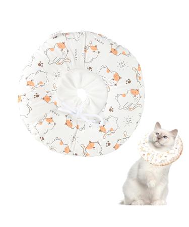 Shalyong cat protective collar cat collar soft cat restoring collar sweet round sore crane cat pets protective collar adjustable protective (m) m (16-27cm) - Buy Online on GoSupps.com