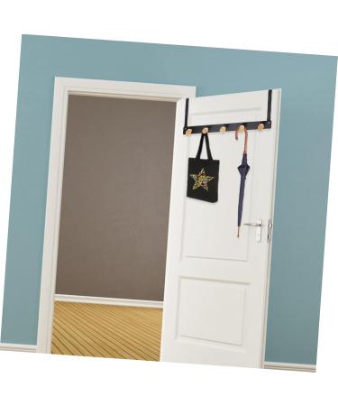 GRIRIW Cloth Hooks Towel Multi-Functional The Punch Clothing Punch- for Door Organizer Over Back Hanging Rear 50X8cm Black - Buy Online on GoSupps.com