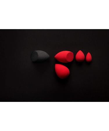 T4B KASH KI Red Teardrop-Shaped 2-Piece Makeup Sponge Set - Latex-Free Standard & Mini for Perfect Concealer Application | International Shipping Available - Buy Online on GoSupps.com