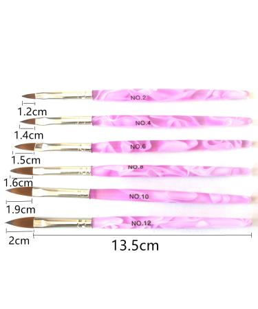 2pcs Big Dappen Dish and 6pcs Acrylic Nail Brush Set for DIY Nail Art | Acrylic Powder & UV Gel Brushes with Monomer Holder | Nail Bowl Cup with Lid | Liquid Powder Styling Tools Kit - Style 1 - Buy Online on GoSupps.com
