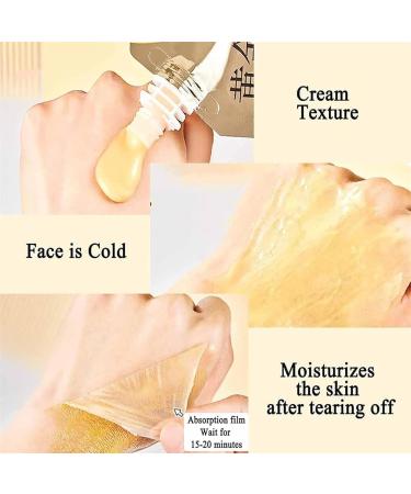  oihgerg Huasurv gold mask gold foil rejuvenating gold peeling mask retinol snake venom gold mask for all skin types 3pcs - Buy Online on GoSupps.com