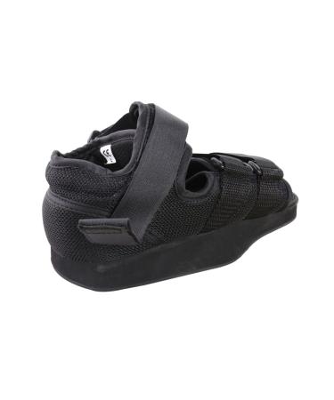 Foot Shoes Foot Cast Shoe Post Op Shoe Fixed Walker Boot Off-loading Healing Shoe Boot for Sprained Ankle Light Ankle Walker Foot Fracture Walking Shoe L Black
