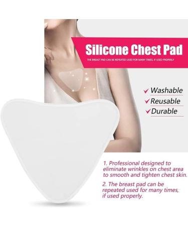 PHCOMRICH 2 PACKS Chest wrinkle pads 100% Medical Grade Silicone Decollette Pads for Prevent and Eliminate Chest Wrinkles Anti-Aging Pads Women - Buy Online on GoSupps.com