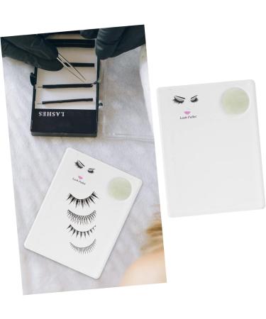 POPETPOP Beauty Tools 1pc Eyelash Grafting Board Lash Extension Pad Holder Lash Stands Forehead Lash Extension Cushion Eyelash Tool Lash Glue Gasket Acrylic White Accessories - Buy Online on GoSupps.com