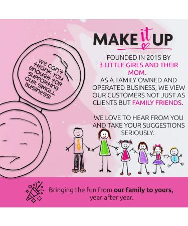 My First Makeup Set for Young Girls | Kids Makeup Kit | Foldable Palette & Mirror | Pink Toddler Makeup Gift - Buy Online on GoSupps.com
