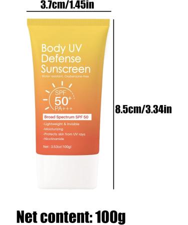 Sunscreen for Body Travel Sunscreen for Face and Body Non-Greasy Lightweight and Comfortable Texture Daily Care Makeup Outdoor Activities Beach Sports Travel - Buy Online on GoSupps.com