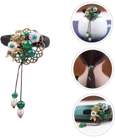 minkissy 1pc Hair Tie Hair Tie Headbands with Pearls Ponytail Holder Hair Elastics Pearl Headbands Crystal Thick Hair Rope Vintage Hair Tie Pearl Ponytail Holder Elastic Rope Hair up Hanfu - Buy Online on GoSupps.com