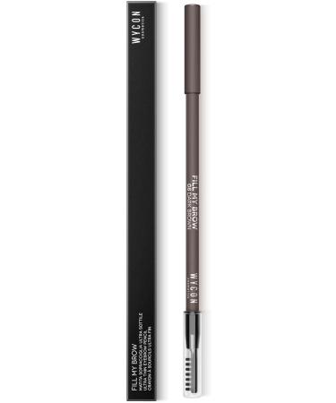  WYCON cosmetics WYCON Cosmetics FILL MY BROW Eyebrow Pencil Ultra-fine high-precision eyebrow pencil - Shade 08 DARK BROWN - Buy Online on GoSupps.com