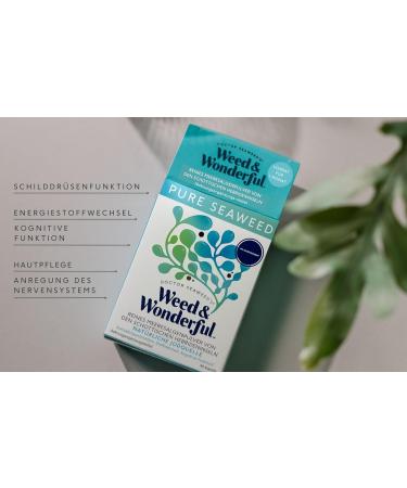 Doctor Seaweed Pure Seaweed Capsules | 1 Month Supply | 100% Organic Scottish Seaweed | Thyroid Support & Weight Management | 30 Count - Buy Online on GoSupps.com