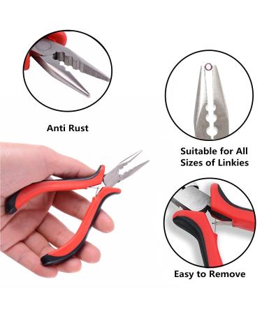 Hair Extension Tool Kit with Pliers, Pulling Hook, Beads Device, Comb, and Clips - 3Pcs Alligator Clips Included - Buy Online on GoSupps.com