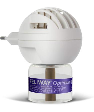 FELIWAY Optimum Starter Set - Anti-Stress Cat Vaporizer & Refill Cartridge (48ml) - International Shipping Available - Buy Online on GoSupps.com