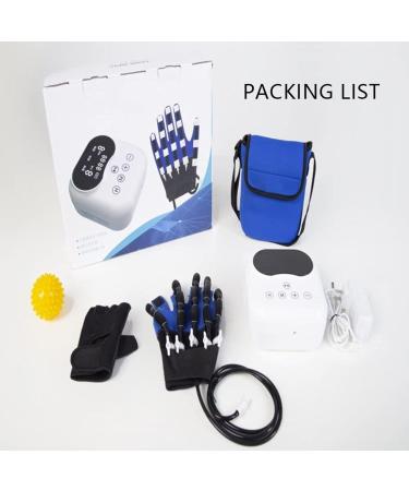 Rehabilitation Gloves Finger Orthoses Hemiplegia Finger Rehabilitation Trainer Robot Gloves for Stroke Hemiplegia Hand Function Recovery Relief Finger Cramps Left-M Left Medium - Buy Online on GoSupps.com