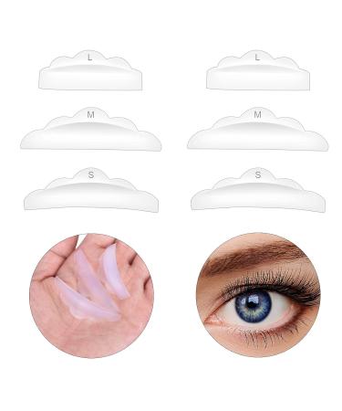 30 Pieces Silicone Eyelash Lift Pads - Curling Wave Tool 3 Sizes for Perfect Lash Lift | Transparent Eyelash Winder - Buy Online on GoSupps.com