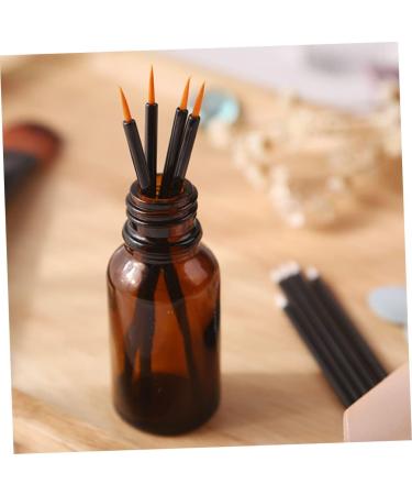 Mipcase 200 pcs Pro Delicate up Eye Eyeliner Refined Girls Fiber Fine Nylon Brush Tools 9x6.5cmx2pcs Blackx2pcs - Buy Online on GoSupps.com