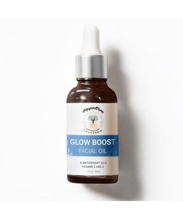 Doppeltree Face Oil for Glowing Skin and Gua Sha Facial Massage Dermaplaning Facial Oil Anti Aging with Cold-pressed Rosehip Oil Jojoba Oil Almond Oil and Vitamin C & E