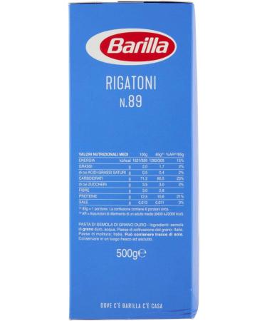 Barilla Rigatoni Pasta 500g - Pack of 5 - Buy Online on GoSupps.com