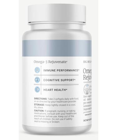 Big Bold Health Omega-3 Rejuvenate Fish Oil Supplement - Lemon - 120 Softgels - Buy Online on GoSupps.com