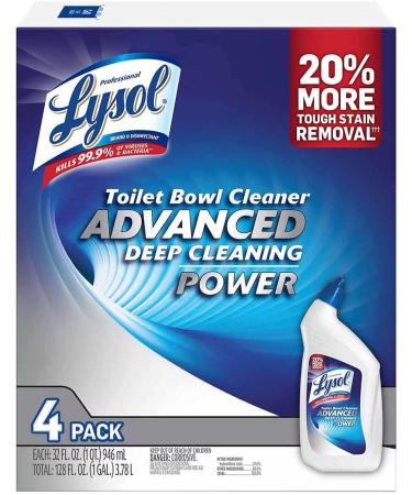 Advanced Deep Cleaning Toilet Bowl Cleaner - 32 Fl Oz (Pack of 4) | Effective & Eco-Friendly | International Shipping Available - Buy Online on GoSupps.com