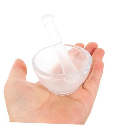CliSpeed Glass Mortar & Pestle Set - Mini Garlic Shredder & Spice Grinding Tools for Kitchen | Pesto & Pepper Mill - Buy Online on GoSupps.com