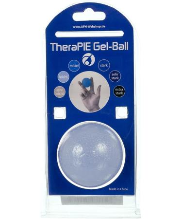 Therapy Gel Ball Hand Trainer | High-Quality Hand Muscle Trainer & Anti-Stress Ball | Improve Grip Strength & Flexibility - Light Blue - Buy Online on GoSupps.com