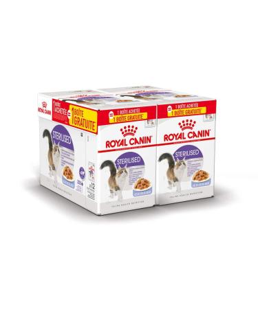 Royal Canin Sterilised in Jelly Adult Wet Cat Food (24 x 85g) 1 count (Pack of 24)